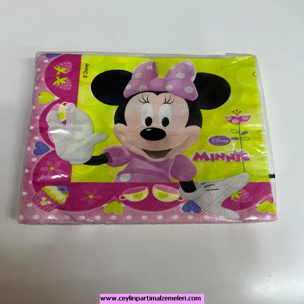Minnie Mause Temalı Peçete